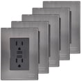 thumbnail image 1 of Placa Duplex Falla Tierra Inoxium1FOxford 5Pzas Contacto Duplex Falla Tierra 125-250VCA 15A 50/60Hz Plateado/Oxford Acer, 1 of 3
