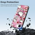 thumbnail image 4 of Melody Hello Kitty Compatible with iPhone 16 E Case Full Covered Soft Slim Rugged TPU Phone Case Shockproof Non-Slip Anti-Fingerprint Basic Cases Protection, 4 of 5