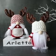thumbnail image 3 of Toys For Baby Under $10 Christmas Decoration Faceless Doll Forest Old Man Ornaments Fashion Plaid Hat Old Man Doll A, 3 of 6