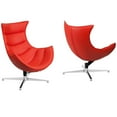 thumbnail image 4 of Canadian Retro Lounge Chair Red, 4 of 4