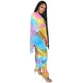 thumbnail image 2 of 2 Piece Outfit For Women Long Sleeve Tunic Top Gradient Workout Sets, 2 of 4