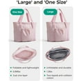 thumbnail image 2 of CNV Tote Bag for Women, Tote Shoulder Bag with Laptop Compartment and Zipper Handbag for Travel, Work, 2 of 6