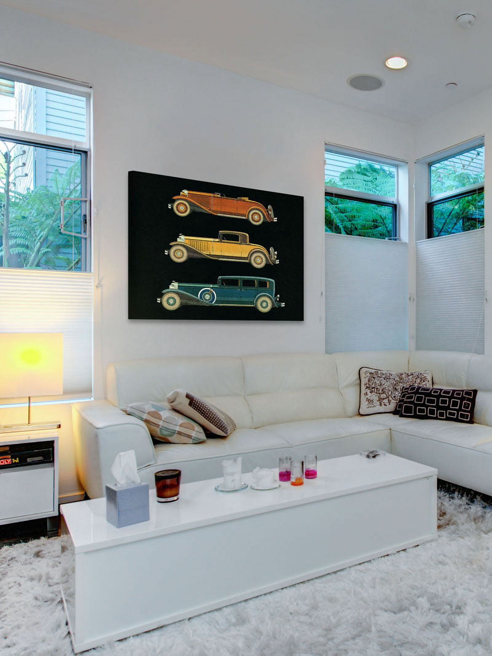 Marmont Hill "Orange, Yellow, and Blue" Painting Print on Canvas