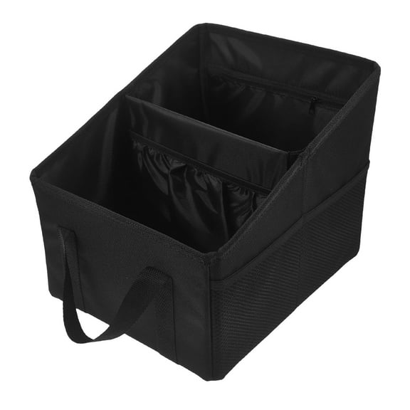 Hytrove Car Trunk Organizer Black 1Set 12.2X9.8X9.8In