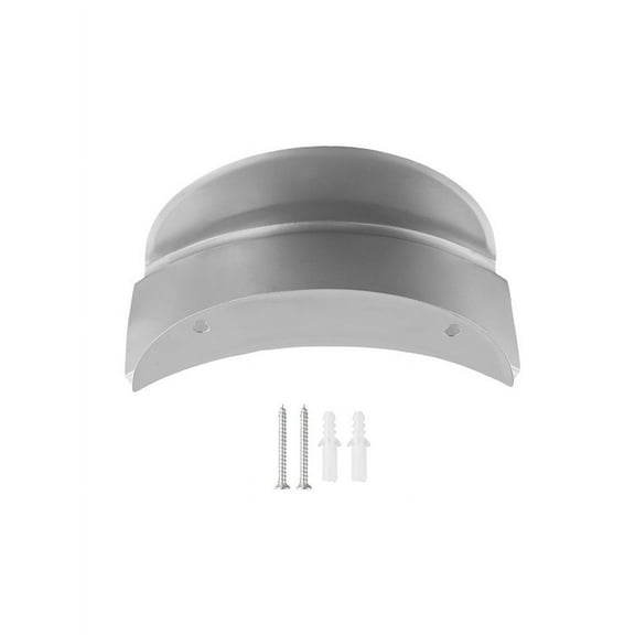 CHENGSI for Wall Mount Garden Hose Holder Hanger Large Capacity Water Hose Storage Organizer for Outdoor Yard Garage Space-Saving Easy Install Sturdy Metal Silver 50ft Hose Compatible