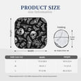 thumbnail image 6 of Uemuo Skull bird bat spider Printed 2 PCS Car Windshield Sun Shade, Auto Sun Heat and UV Rays Blocker, Foldable Automotive Front Window Sunshade Protector, 6 of 7