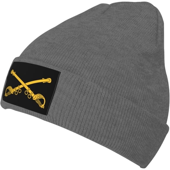 Us Army Cavalry Knit Hat Soft Classic Stretchy Beanie Cap Winter Warm Hats for Women Men Skull Cap