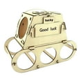 thumbnail image 3 of Bottle Wooden Bottle 4 Bottles For Hotel Restaurant Living Area and Home Bar Fridge Bottle Stand Hanging Storage Rack for Fridge Small Metal Rack for Fridge Rack Organizer Bar Glass Rack Hanging Clear, 3 of 3