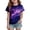 5-Purple, variant on WMQPNNS Tops for Girl Casual Girls Tops Size 8-10 Short-Sleeved Tunic Tops Fashion Crewneck Cotton Tunic Shirt Kids Summer Outfits(Size 6-7 Years, 5-Purple)
