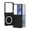 Black, variant on Case for Samsung Galaxy Z Flip 7 FE / Z Flip 6,HD Tempered Glass Outer Film Matte PC Protective Cover with Hinge Protection,Compatible with MagSafe,Ultra Slim Anti-Scratch Phone Cover,Black