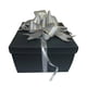 thumbnail image 1 of Caja de regalo de , contenedor para álbumes de recortes, recuerdos de fiesta, álbum de fotos, caja de snacks para aniversario, año Nuevo, negro y gris, 1 of 9