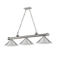 thumbnail image 7 of 2306-3MB-BN-BN15-Z-Lite-Cordon - 3 Light Billiard In Traditional and Classical Style-14 Inches Tall and 14 Inches Wide, 7 of 7