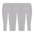 thumbnail image 4 of Yubnlvae Women's Yoga Pants Set 2025 3-Piece High Waist Yoga Set - Hollow Out Lightweight Lounge Pants - Comfortable Cotton Stretchy Trousers (S-XXXL) (Grey | S), 4 of 8