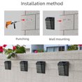 thumbnail image 5 of Lámpara de pared solar Lámpara de pared para el hogar Lámpara de jardín Decoración de jardín al aire libre Diseño Lámpara de exterior de ambiente impermeable, 5 of 5