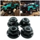 thumbnail image 2 of Bewildely Tuerca de bloqueo de rueda de nailon, aleación de aluminio, 4 pack/lote, para 1/10 Axial SCX10 Crawler SCX0036, número de pieza Kits de construcción modelo Plata, 2 of 6