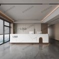 thumbnail image 3 of Modern Front Reception Desks Conference Lectern Store Podium Luxury Desk Lectern Information Rezeptionstisch Theater Furniture My Lux Decor Round, 3 of 9