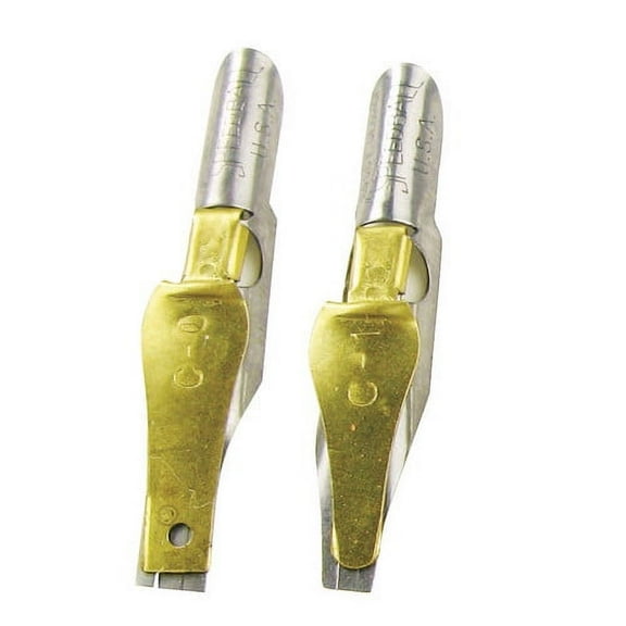 Speedball Calligraphy Broad Edge Pen Point 2-Nib Set C0/C1