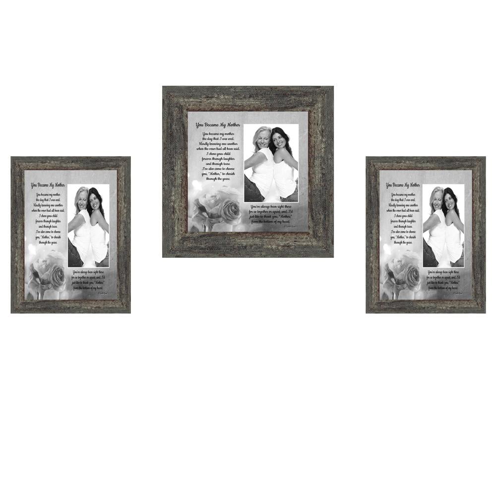 Picture Frame Set, 3 Piece Customizable Gallery Multi pack, 25x7, 1