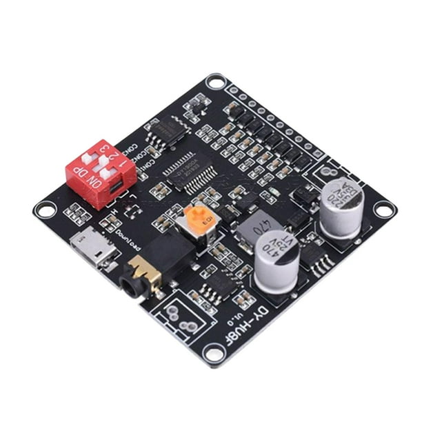 Módulo de reproducción de USB, módulo de Control de 10W y 20W, placa amplificadora de componentes electrónicos de grabación, reproductor de música Sunnimix Módulo de reproducción de voz