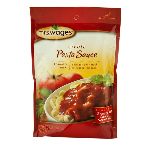 Mrs. Wages Create Your Own Pasta Sauce Mix in 5 oz. Packets (2 Packets)