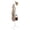 White, variant on Solid Wooden Coat Rack Freestanding, New Zealand Pine Coat Tree with 8 Hooks & 3 Adjustable Sizes for Coats, Hats, Handbags and Scarves, Space Saving for Entryway/Office/Bedroom (Brown)