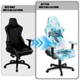 thumbnail image 5 of Uorisanigo Sea Turtle Gaming Chair Cover with Armrest Covers Easy to Install Computer Chair Seat Cover with Elastic Edge Breathable Rotating Chair Cover for Office Gift for Friends, 5 of 8