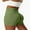 Green, variant on Sociala Women's Workout Gym Shorts Booty V Cross Yoga Biker Shorts