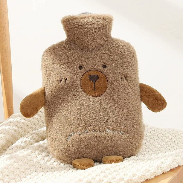 Plush Hot Water Bottle, 2L Hot Water Bottle, Hot Water Bottle with