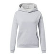 thumbnail image 4 of Huesdet Womens Hoodies Oversized Sweatshirts Pullover Fleece Sweaters Long Sleeve With Pockets Winter Fall Outfits Clothes(Grey,L), 4 of 4