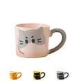 thumbnail image 1 of Cat Coffee Mug, Ceramic 10 oz Cup for Cat Lovers, Gray, 1 of 6