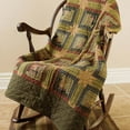 thumbnail image 2 of VHC Brands Tea Cabin Rustic 60"x50" Throw Green Rod Pocket Patchwork Cotton Pre-Washed Rectangle Decor, 2 of 5