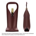 thumbnail image 3 of Leather Wine Bag Wine Bottle Holder Champagne Hand Bag Gift Bag for Christmas Wedding Travel Birthda, 3 of 5