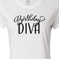 thumbnail image 4 of Inktastic Birthday Diva in Black Women's T-Shirt, 4 of 5