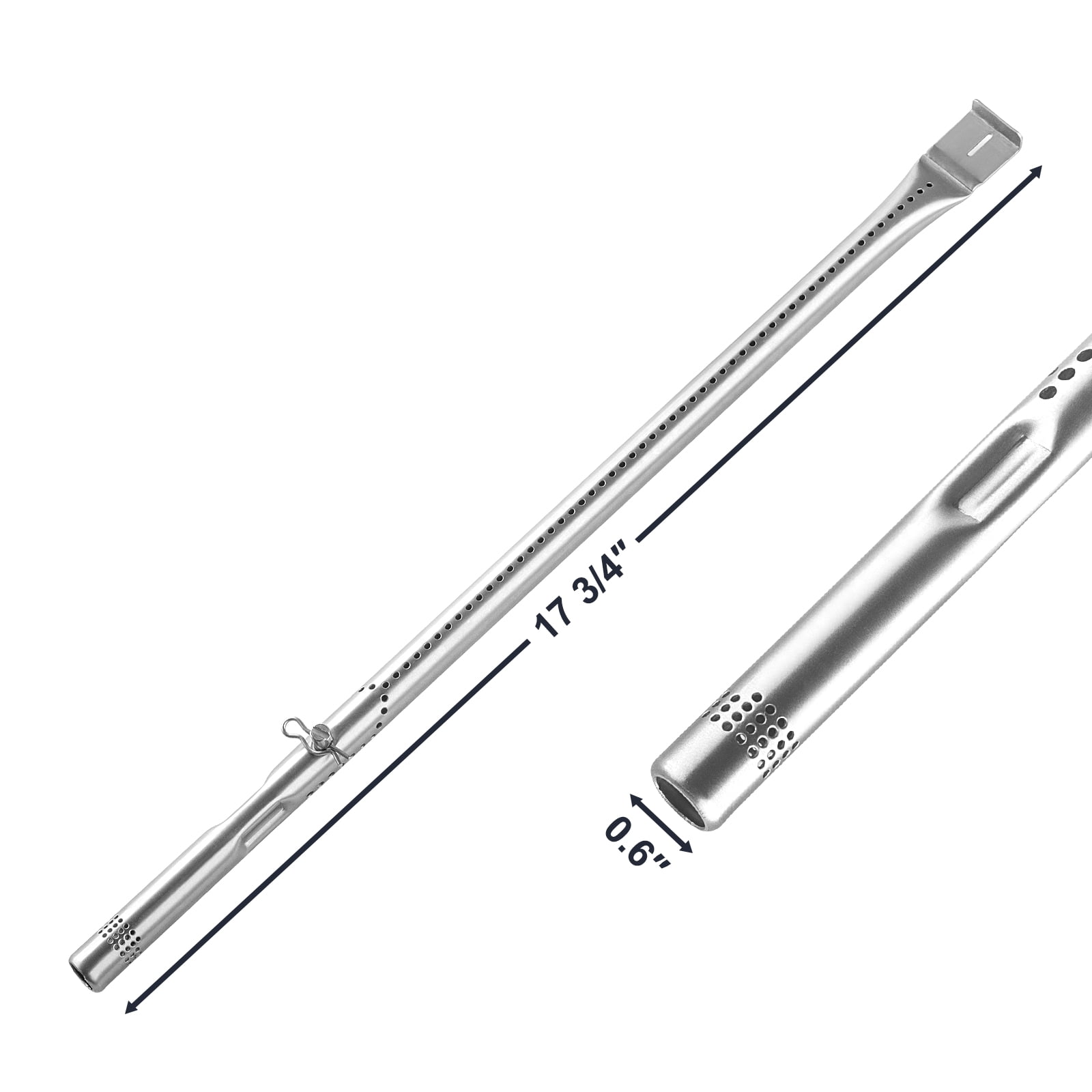 Grill Burner Performance for Charbroil  463347017 Gas Grill Burner, 4 Pack, 2.8" x 17" x 4"