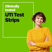 Cystex UTI Test Strips for Women, At-Home Urinary Tract Test, 4ct