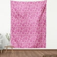 thumbnail image 3 of Ambesonne Giraffe Fabric by the Yard Upholstery, Abstract Animal Skin, 2 Yards, Pink Cream, 3 of 4