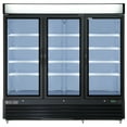thumbnail image 6 of Maxx Cold Triple Glass Door Merchandiser Refrigerator, Free Standing, 81"W, 72 cu. ft. Storage Capacity, in Black (MXM3-72RBHC), 6 of 6