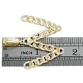 thumbnail image 5 of 10K Yellow Gold Real Diamond Initial W Cuban Link Pendant 1.55" Charm 3/4 Ct., 5 of 6