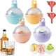 thumbnail image 2 of Máquina para hacer bolas de hielo mejorada de 2,5 pulgadas, bandejas de silicona para cubitos de hielo con diseño de fácil liberación, bolas de hielo extra grandes para cócteles y whisky, material, 2 of 6