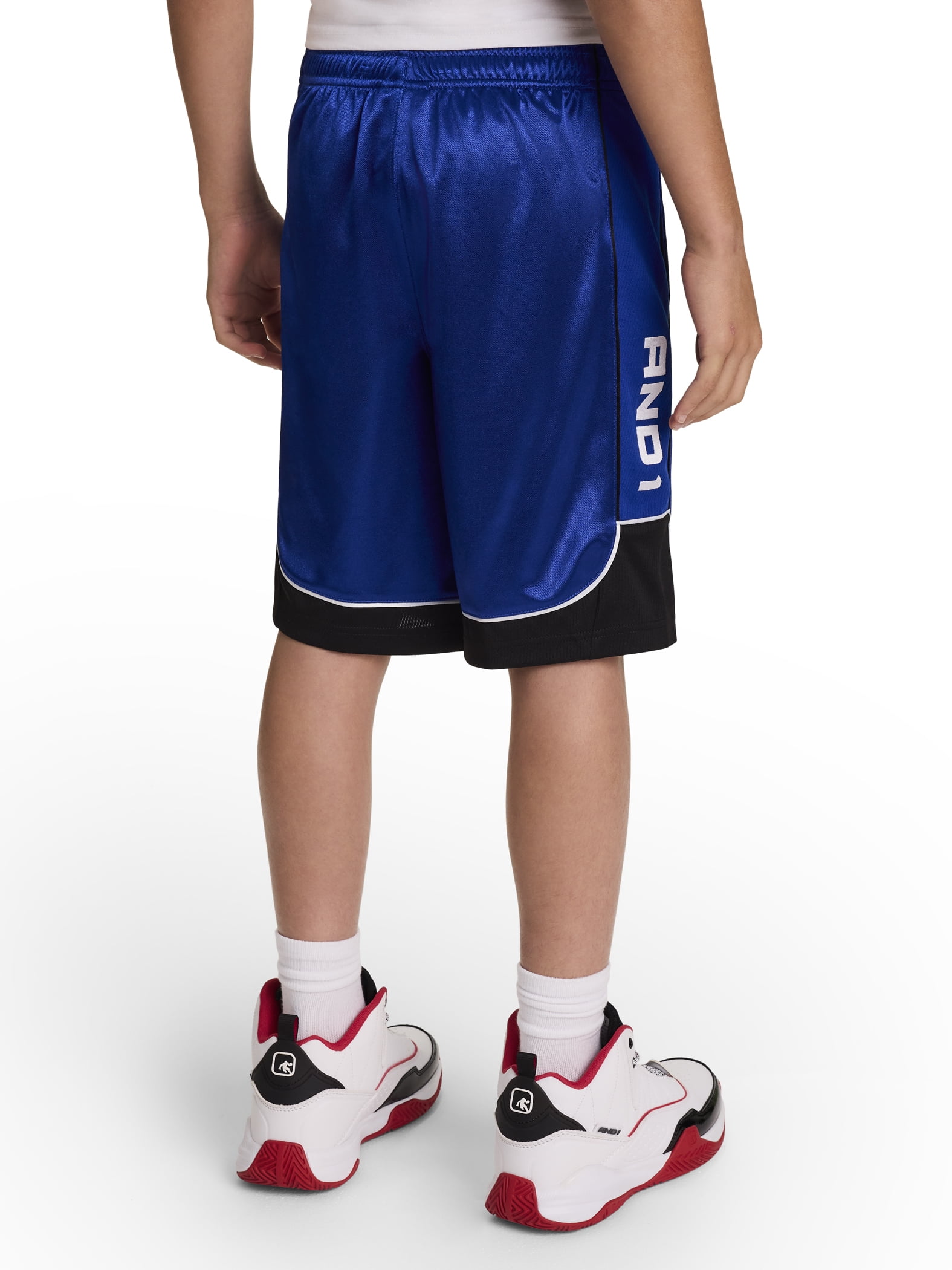 AND1 Boy's All Court Basketball Athletic Shorts, Sizes 4-18