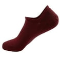 thumbnail image 2 of FAZVAOO Womens No Show Socks Unisex Non Slip Socks Red, 2 of 3