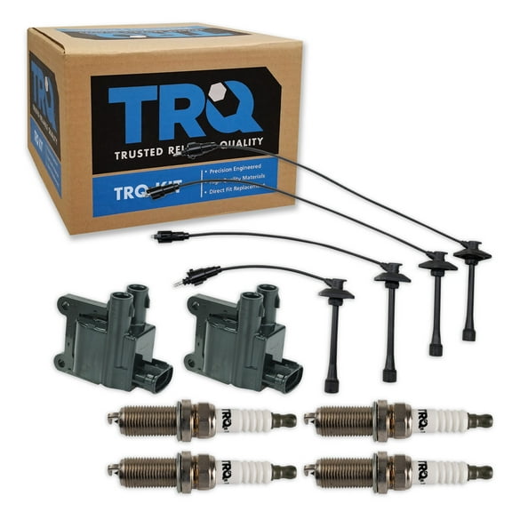 TRQ Ignition Coils Wires & Spark Plugs Fits 1998-2000 Toyota RAV4 TKA06214