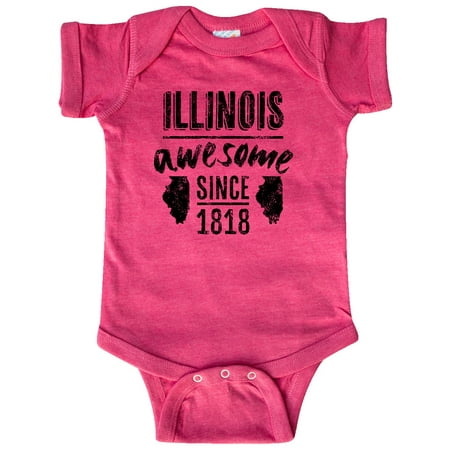 

Inktastic Illinois Awesome Since 1818 Gift Baby Boy or Baby Girl Bodysuit