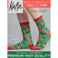 thumbnail image 3 of Kalon 6 Pack Women's Christmas Crew Socks Gift Set (6-9, Classic Christmas), 3 of 7