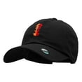 thumbnail image 2 of Incan Symbol Embroidered Unstructured Cotton Twill Cap - Black OSFM, 2 of 5
