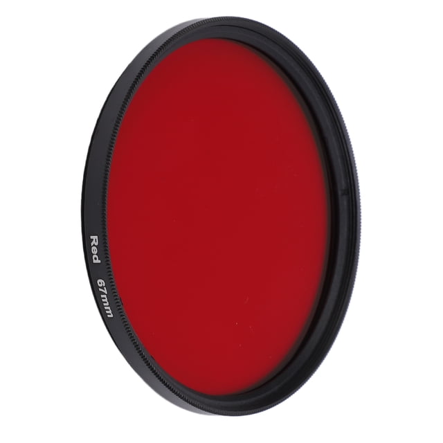 Filtre Fileté pour Objectif d'Appareil Photo Filtre Couleur Rouge Intégrale Verre Optique pour Objectif d'Appareil Photo