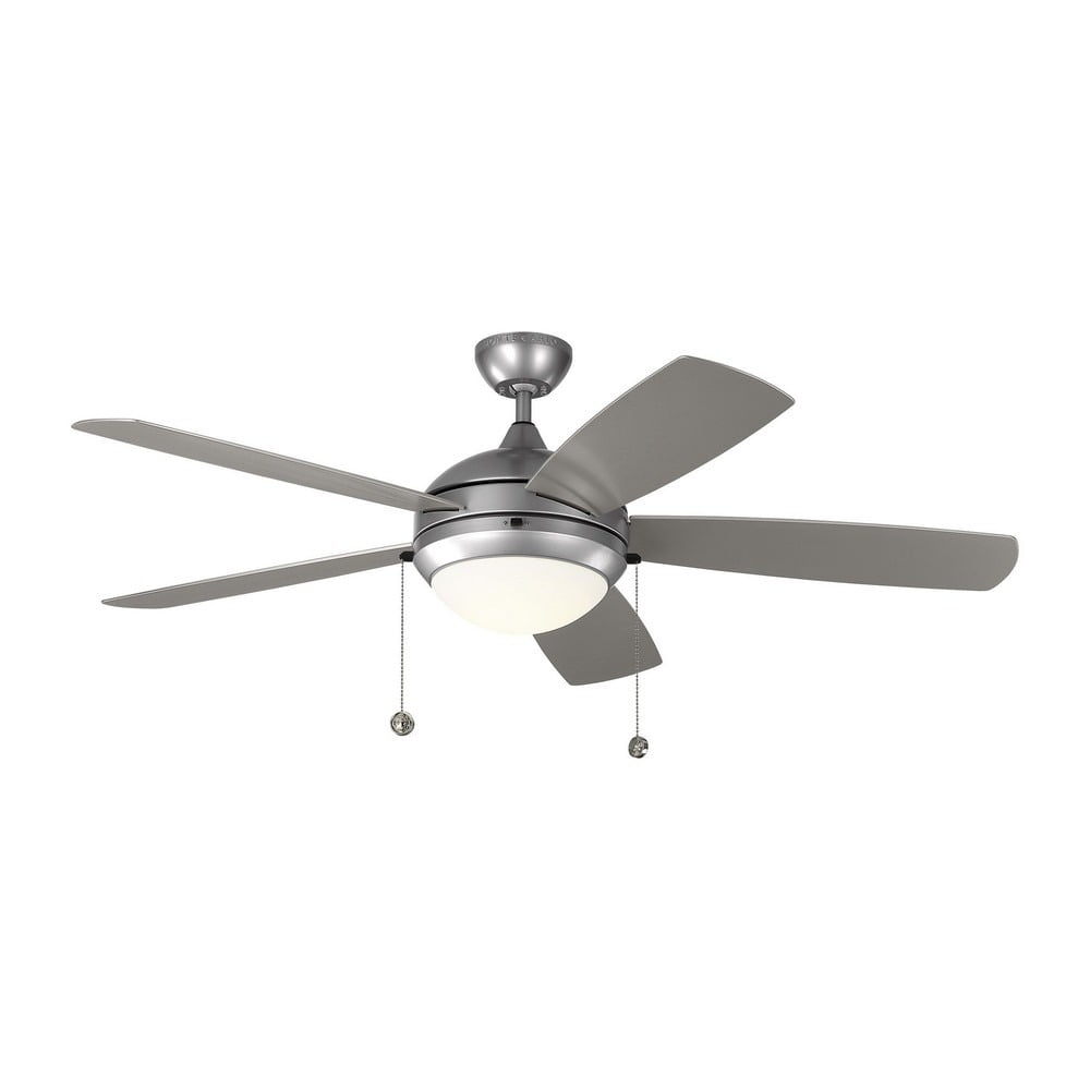 52 Inch Outdoor Ceiling Fan With Light Kit And Pull Chain Wet Rated