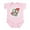 Petal Pink, variant on CafePress - Elephant Valentines Day Infant Bodysuit - Baby Light Bodysuit, Size Newborn - 24 Months