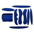 thumbnail image 2 of Kit de almohadillas internas para casco de ciclismo de 27 piezas, esponja sellada para motocicleta (azul) Likrtyny  Libre de BPA, 2 of 8