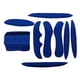 thumbnail image 2 of Almohadillas De Ciclismo Kit de almohadillas internas para casco de ciclismo de 27 piezas, esponja sellada para motocicleta (azul), 2 of 5